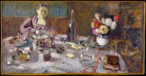 Luncheon by Jean-Edouard Vuillard