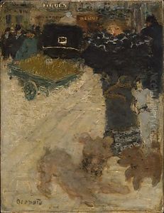 Street Scene, Place Clichy by Pierre Bonnard