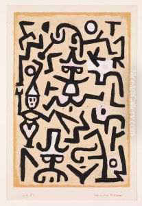 Comedians' Handbill by Paul Klee