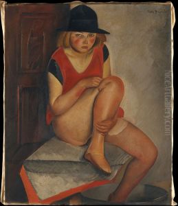 The Model by Boris Grigoriev
