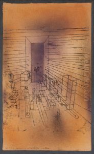 Ghost Chamber with the Tall Door (New Version) by Paul Klee