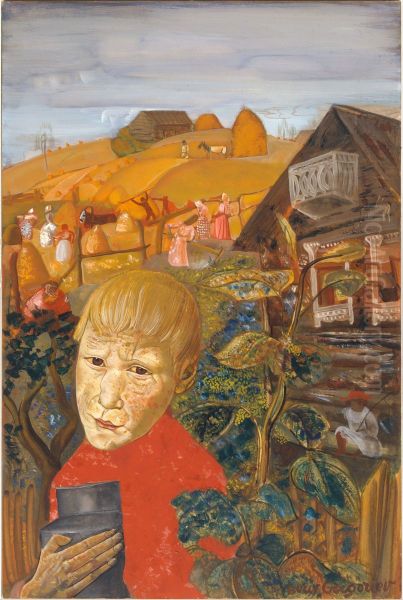 Sergei Esenin (1895-1925) as a Youth - view 1