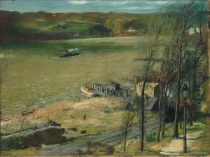Up the Hudson by George Wesley Bellows