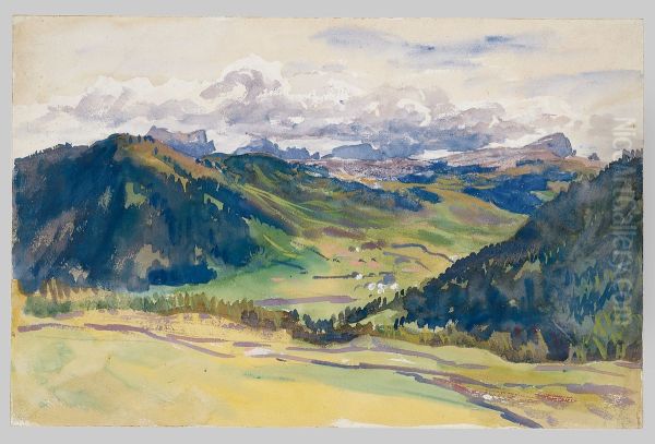 Open Valley, Dolomites - view 1