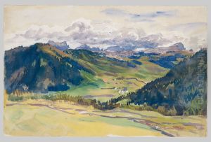 Open Valley, Dolomites by John Singer Sargent