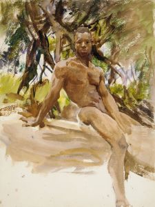 Man and Trees, Florida by John Singer Sargent