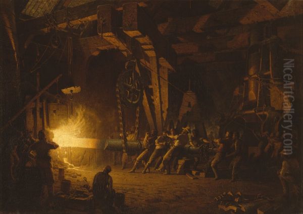 Forging the Shaft - view 1