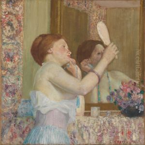 Woman with a Mirror (Femme qui se mire) by Frederick Carl Frieseke