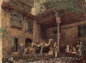 Courtyard of the Painter's House, Cairo Courtyard of the Painter's House, Cairo