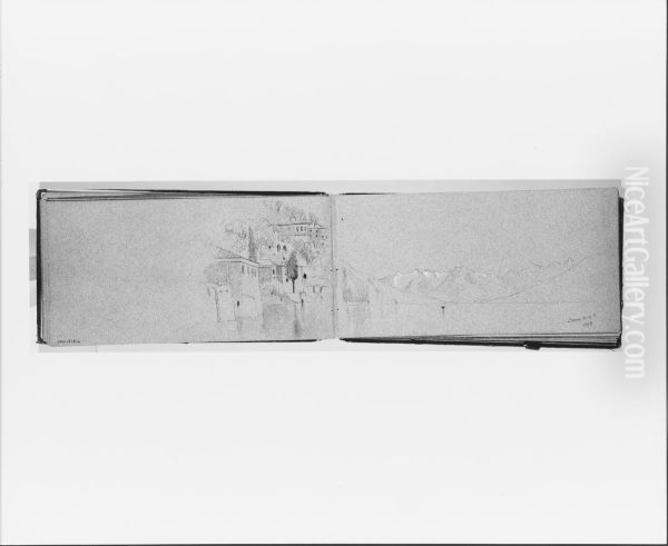 May 1, 1869 (verso, from sketchbook) - view 1
