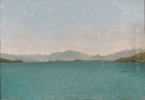 Lake George, Free Study by John Frederick Kensett