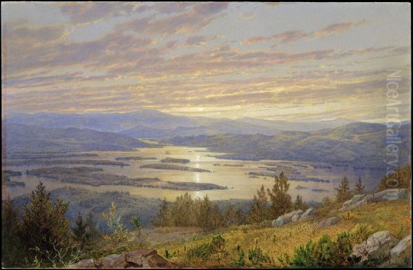Lake Squam from Red Hill - view 1