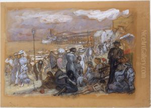 Afternoon at Coney Island by William James Glackens