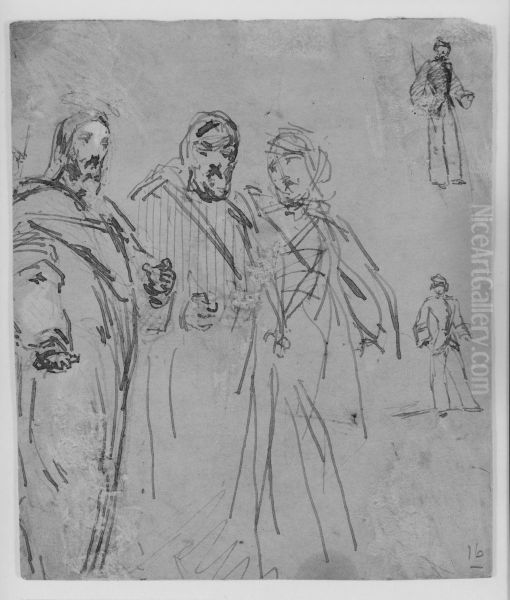 Church Scene (from Sketchbook) - view 1
