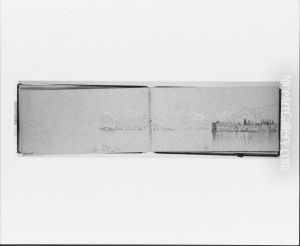 Lake Maggiore, May 12, 1869 (verso, from Sketchbook) by Jervis McEntee