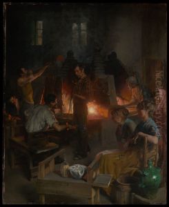 Glass Blowers of Murano by Charles Frederic Ulrich
