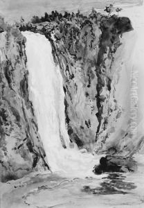Montmorency Falls, Canada by John Mackie Falconer