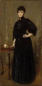 Lady in Black by William Merritt Chase