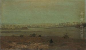 Maannacht bij Elspeet by Hermannus Adrianus van Oosterzee
