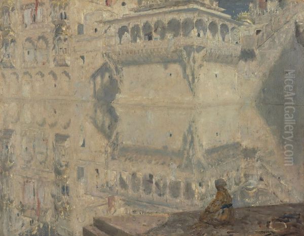Het paleis van de radja van Bharatpur - view 1
