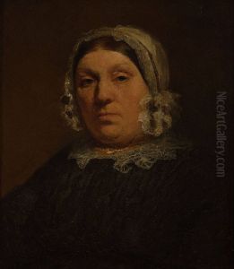 Portrait of Johanna Martina Berendes-Schmidt (1793-1868) by Matthijs Maris