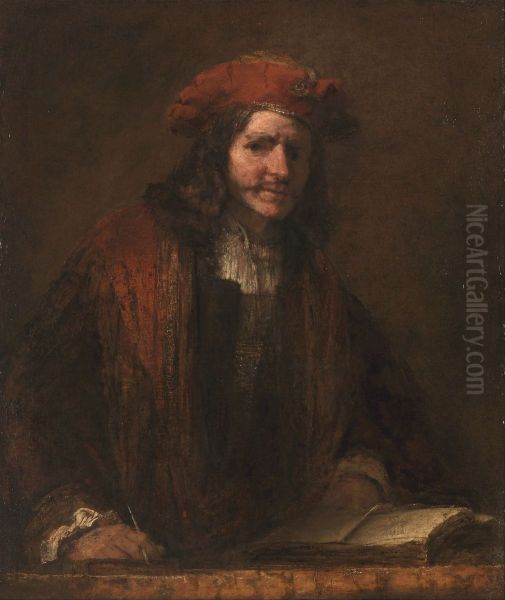 The Man with the Red Cap - view 1