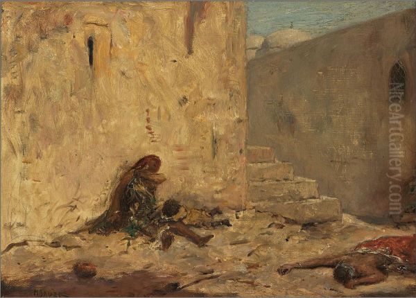 Famine in an Oriental City - view 1