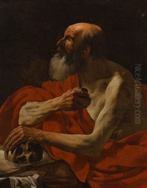 Heilige Hieronymus, boete doend - view 1