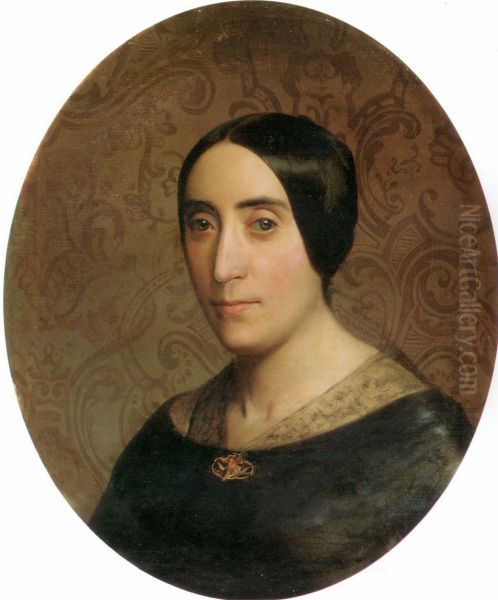 Portrait of Amelina Dufaud Bouguereau - view 1