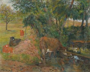 Vaches pres de Dieppe, ou Vaches au repos