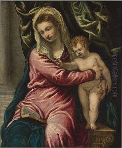 Maria with Child by Jacopo Tintoretto