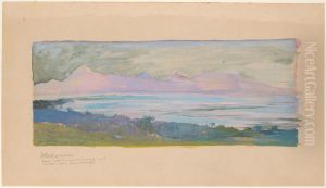 The Island of Moorea Looking across the Strait from Tahiti, January 1891 by John La Farge