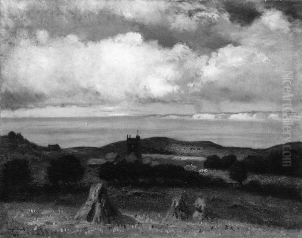 Chale, Isle of Wight, Looking Towards the Needles - view 1