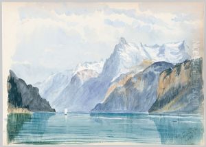 Bay of Uri, Brunnen (from Switzerland 1870 Sketchbook) by John Singer Sargent