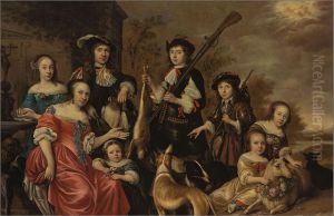 Familiegroep by Anthonie Palamedesz.