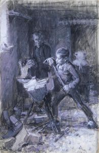 Study for the Young Sabot Maker Study for the Young Sabot Maker