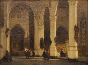 Interior of the Sint-Laurenskerk in Rotterdam