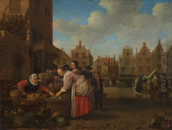 The Grote Markt at Rotterdam - view 1