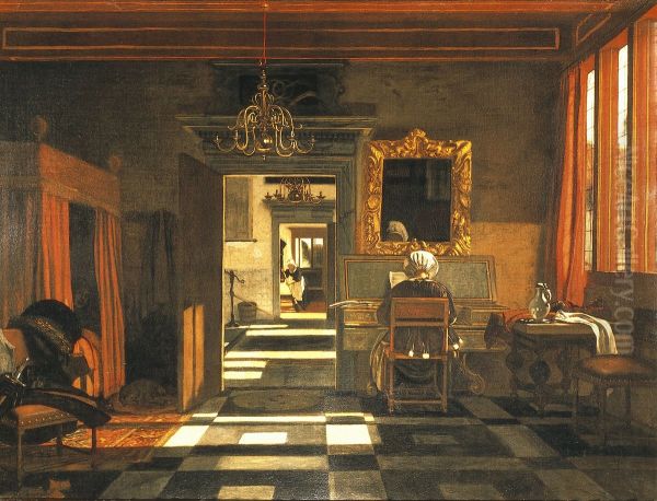 Interior with a Woman at the Virginal - view 1