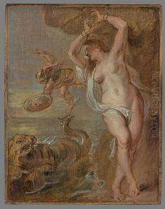Perseus en Andromeda by (studio of) Rubens, Peter Paul