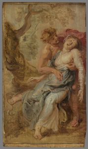 De dood van Eurydice by (studio of) Rubens, Peter Paul