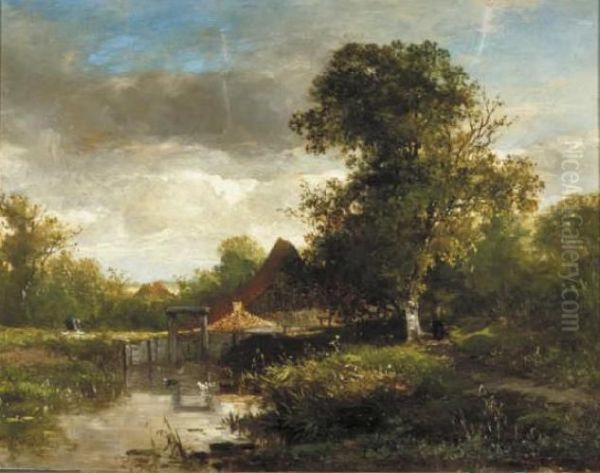 Landschap met beek - view 1