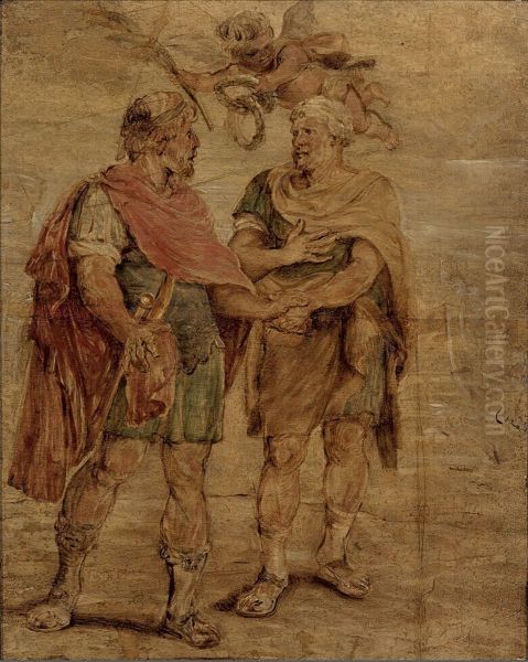 Twee Romeinse veldheren - view 1