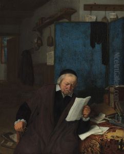 A Lawyer in His Study by Adriaen van Ostade