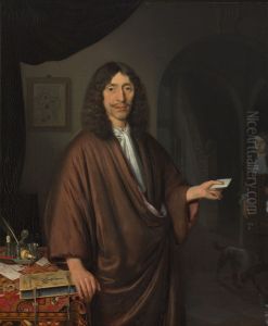 Portret van Johannes van Crombrugge by Pieter Cornelisz van Slingelandt