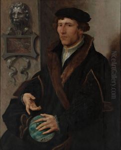 Portrait of Reinerus Gemma Frisius (1508-1555) by Maarten Van Heemskerck