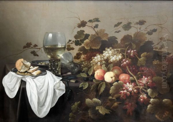 Still Life with Fruit and Roemer - view 1