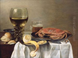 Still Life with a Crab by Pieter Claesz
