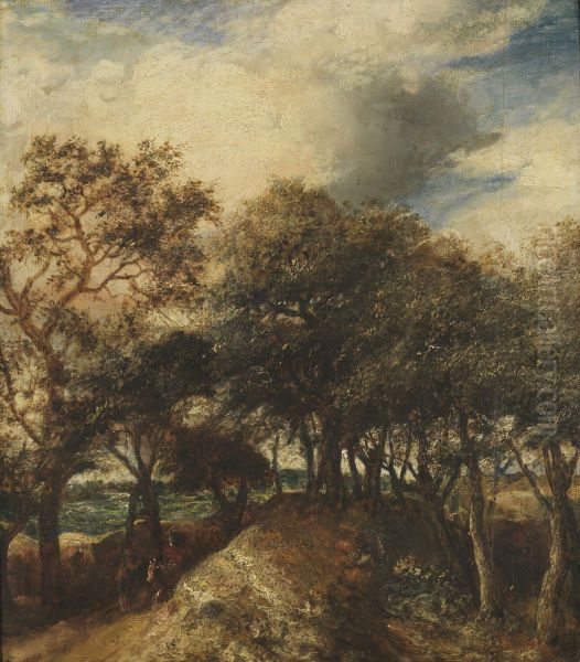 Duinlandschap met bomen - view 1