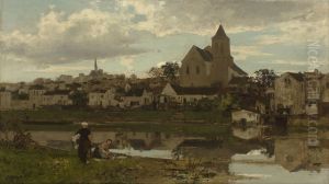 View of Montigny-sur-Loing View of Montigny-sur-Loing